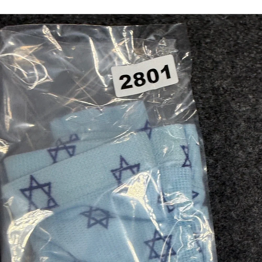 Caden Lane Leggings Kids 18-24 Months Blue Star of David‎ Bamboo Waffle Knit